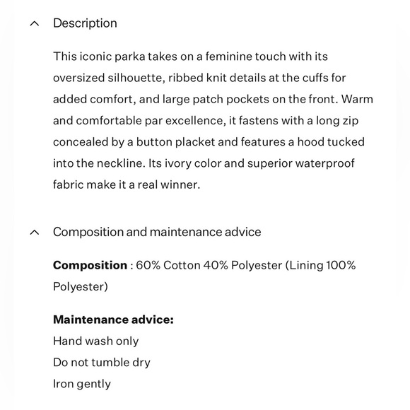 Mes Demoiselles Paris Sergeant’s Parka Coat Navy Size 1
Small MSRP $510 Sold Out - Picture 8 of 16